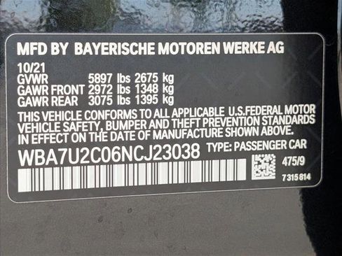 Used 2022 BMW 750i xDrive AWD/4WD image 28