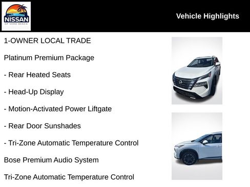 Used 2024 Nissan Rogue Platinum w/ Platinum Premium Package FWD image 7