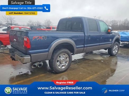 Used 2014 Ford F250 Lariat w/ Lariat Ultimate Package image 4