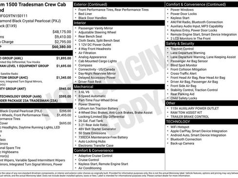 Used 2026 RAM 1500 Tradesman w/ Off Road Group AWD/4WD image 12