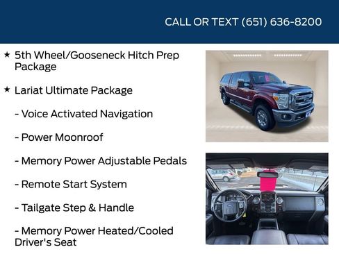 Used 2015 Ford F350 Lariat w/ Lariat Ultimate Package image 10