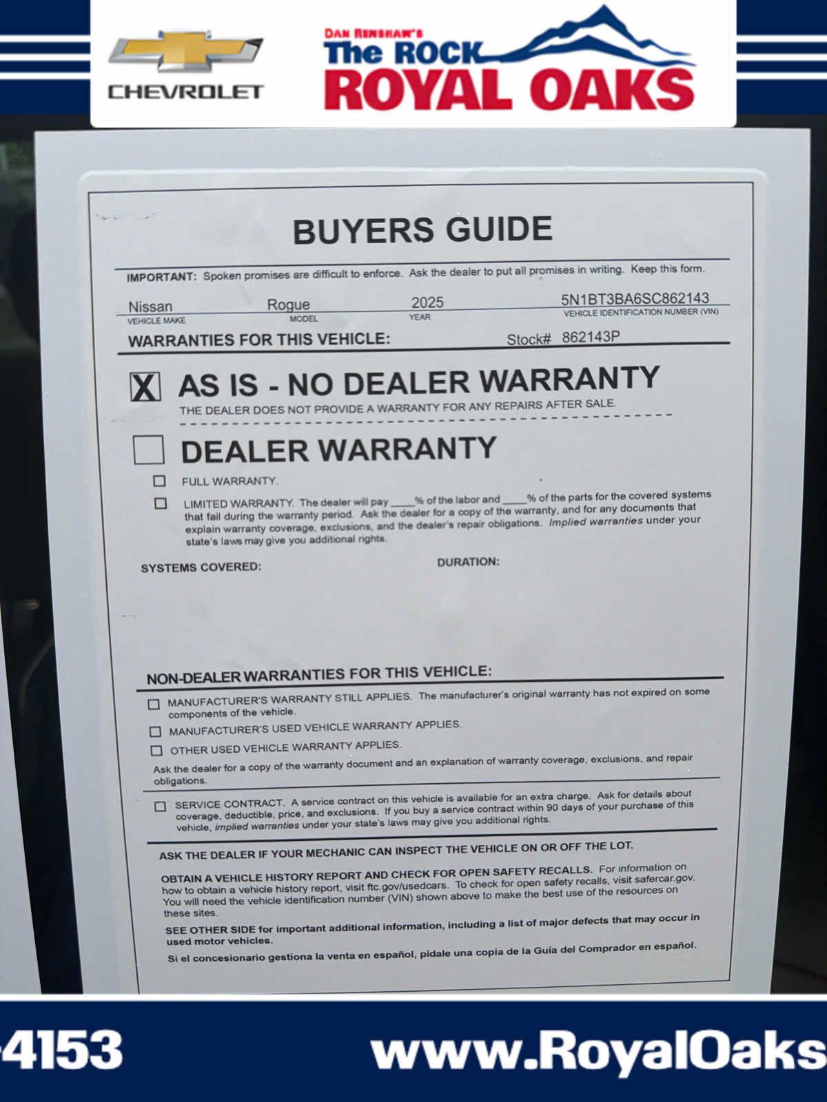 Used 2025 Nissan Rogue SV FWD image 31