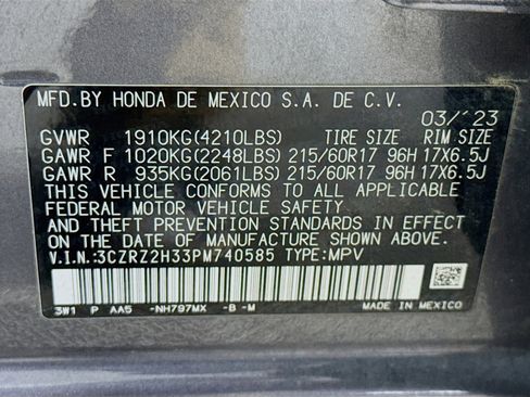 Used 2023 Honda HR-V LX image 30