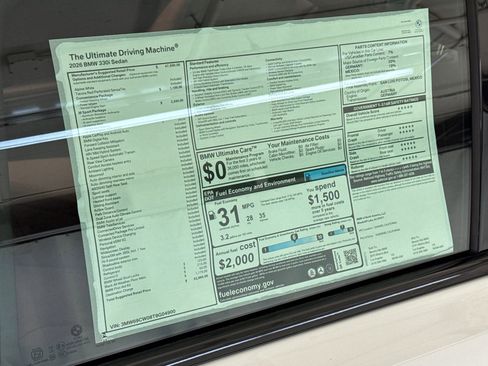Used 2026 BMW 330i Sedan w/ M Sport Package RWD image 29