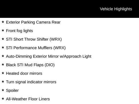 Certified 2025 Subaru WRX tS w/ Popular Package #2A AWD/4WD image 13