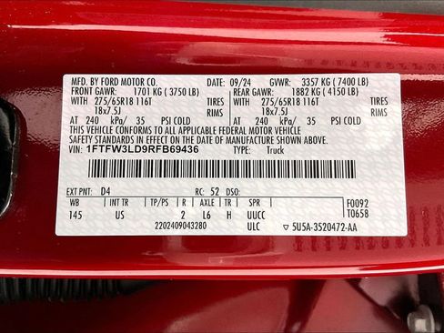 Used 2024 Ford F150 XLT w/ Equipment Group 302A MID AWD/4WD image 32