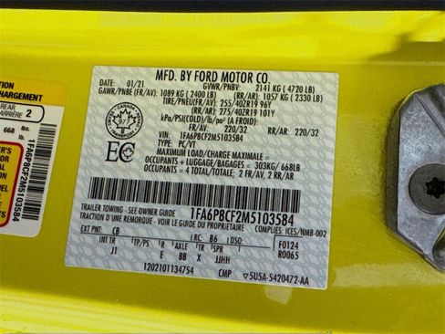 Used 2021 Ford Mustang GT Premium w/ GT Performance Package image 50