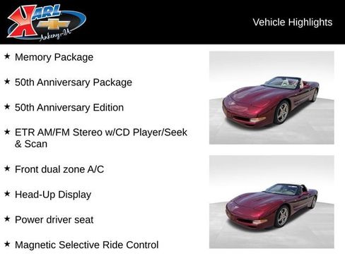 Used 2003 Chevrolet Corvette Convertible w/ Preferred Equipment Group1 RWD image 2
