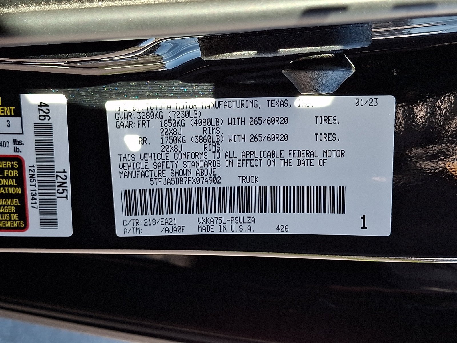 Certified 2023 Toyota Tundra Limited AWD/4WD image 27