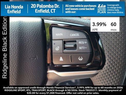 New 2026 Honda Ridgeline Black Edition image 20