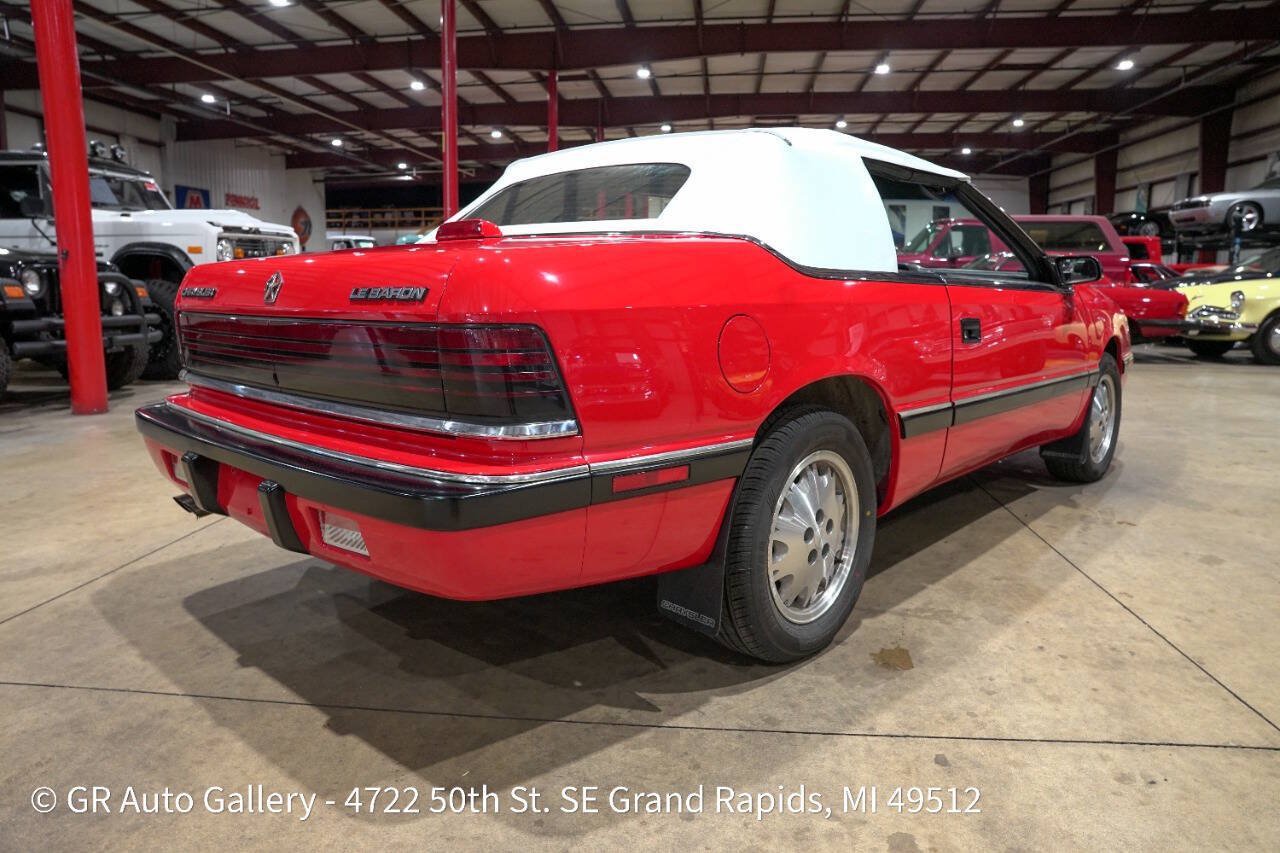 Used 1988 Chrysler LeBaron Convertible FWD image 24