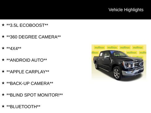 Certified 2023 Ford F150 Lariat w/ Equipment Group 502A High AWD/4WD image 12