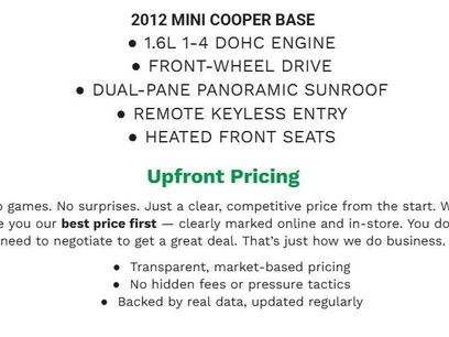 Used 2012 MINI Cooper Hardtop