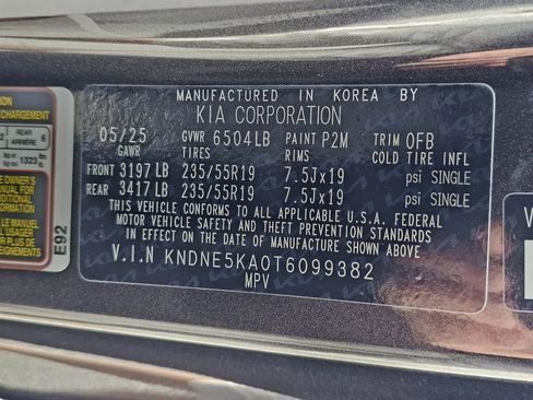 Certified 2026 Kia Carnival SX w/ SX Dark Edition Package image 14