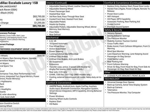 Used 2019 Cadillac Escalade Luxury image 15