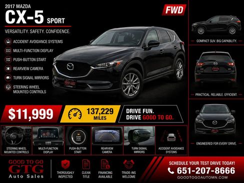 Used 2017 MAZDA CX-5 Sport FWD image 1