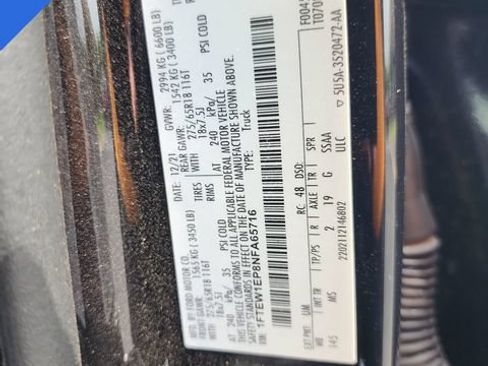 Used 2022 Ford F150 XLT w/ Equipment Group 302A High AWD/4WD image 19