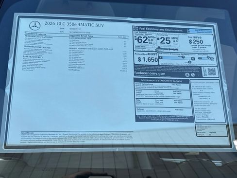 New 2026 Mercedes-Benz GLC 350e 350e image 29