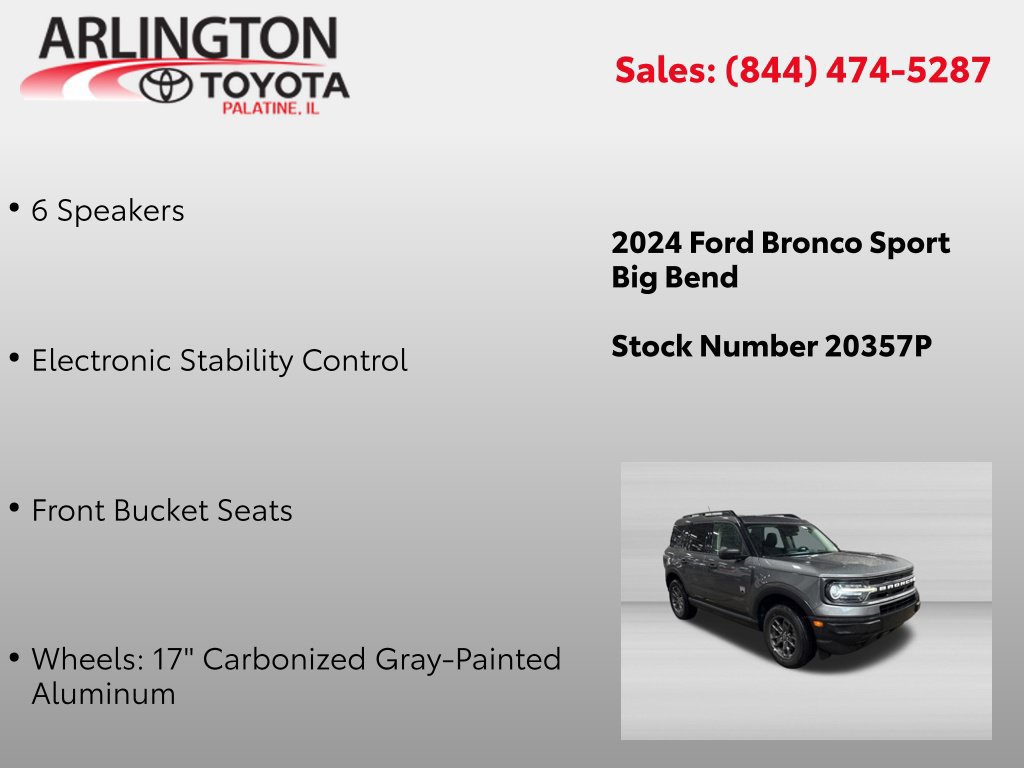 Used 2024 Ford Bronco Sport Big Bend AWD/4WD image 2