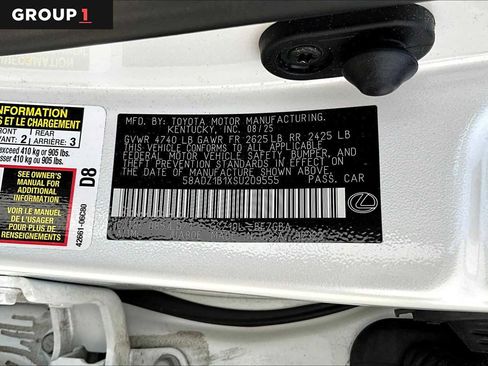 Used 2025 Lexus ES 350 w/ Premium Package image 34