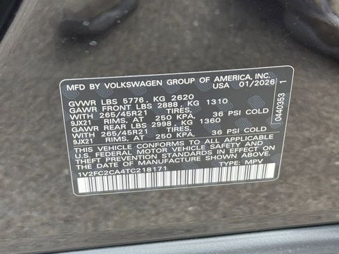 New 2026 Volkswagen Atlas Cross Sport SEL Premium R-Line AWD/4WD image 19