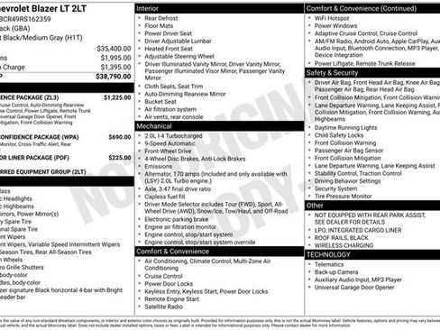 Used 2024 Chevrolet Blazer LT w/ Convenience Package FWD image 4