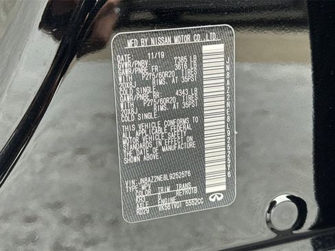 Used 2020 INFINITI QX80 Luxe w/ Proassist Package image 29