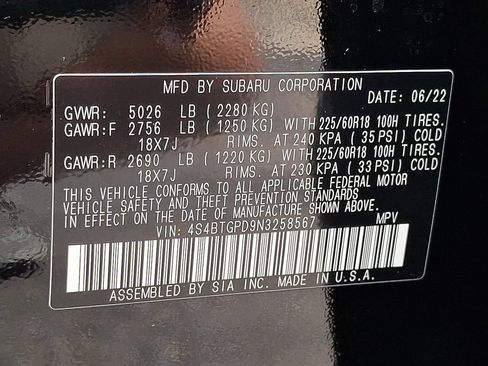 Used 2022 Subaru Outback Touring XT AWD/4WD image 30
