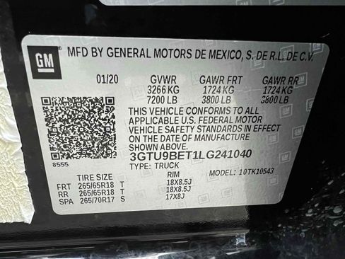 Used 2020 GMC Sierra 1500 SLE w/ SLE Value Package AWD/4WD image 9