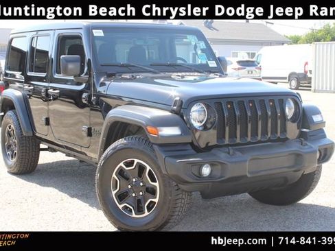 Used 2022 Jeep Wrangler Unlimited Sport w/ Sun And Sound Package AWD/4WD image 1