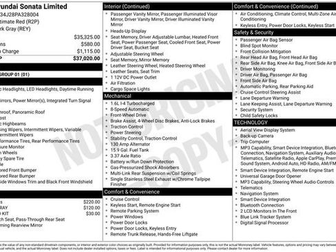 Used 2023 Hyundai Sonata Limited FWD image 29