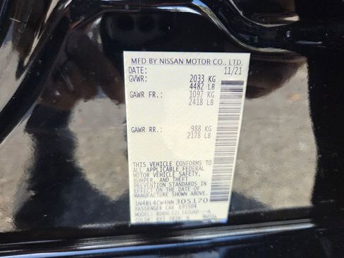 Used 2022 Nissan Altima 2.5 SR w/ Midnight Edition Package AWD/4WD image 20