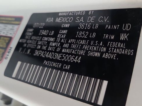 Used 2022 Kia Rio S image 15