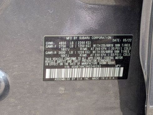 Certified 2022 Subaru Outback Limited AWD/4WD image 37