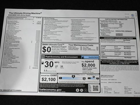 Used 2026 BMW 530i xDrive w/ Premium Package image 38