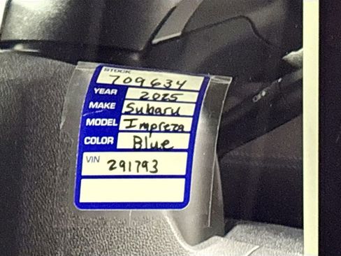 Certified 2025 Subaru Impreza 2.0i AWD/4WD image 25