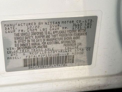 Used 2023 Nissan Kicks S FWD image 19