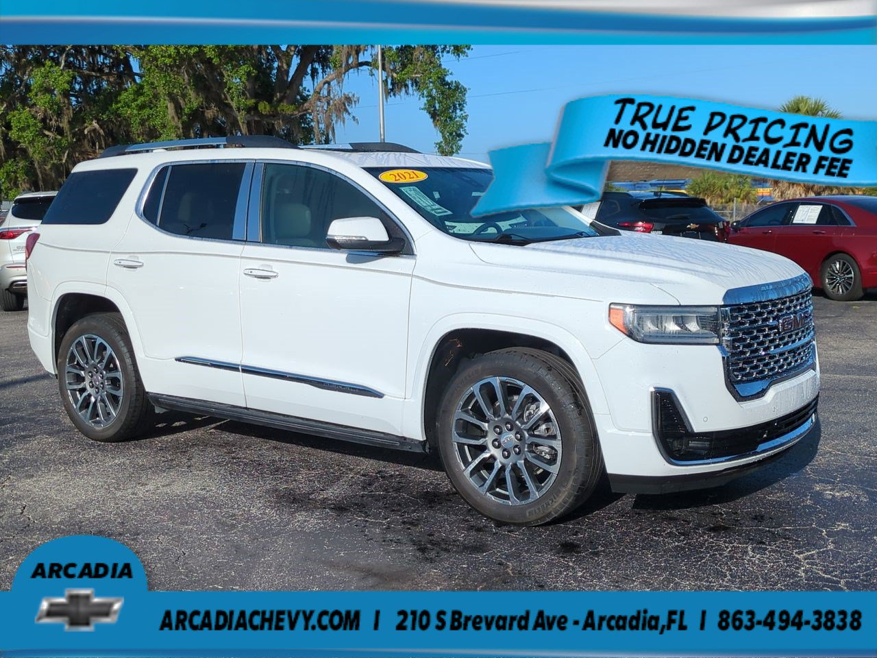 Certified 2021 GMC Acadia Denali w/ Denali Technology Package FWD image 2