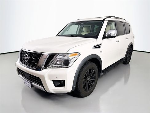 Used 2018 Nissan Armada Platinum w/ Captain Seat Package image 1