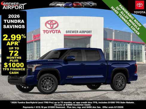 New 2026 Toyota Tundra Platinum AWD/4WD image 1