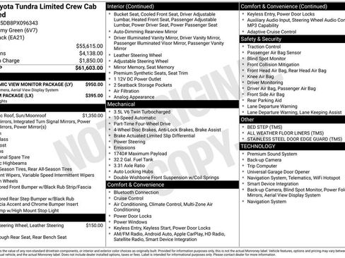 Used 2023 Toyota Tundra Limited AWD/4WD image 85