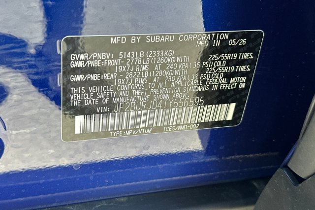 New 2026 Subaru Outback Touring XT AWD/4WD image 24
