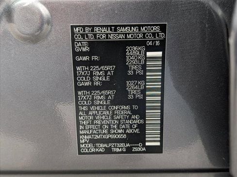 Used 2016 Nissan Rogue S image 22