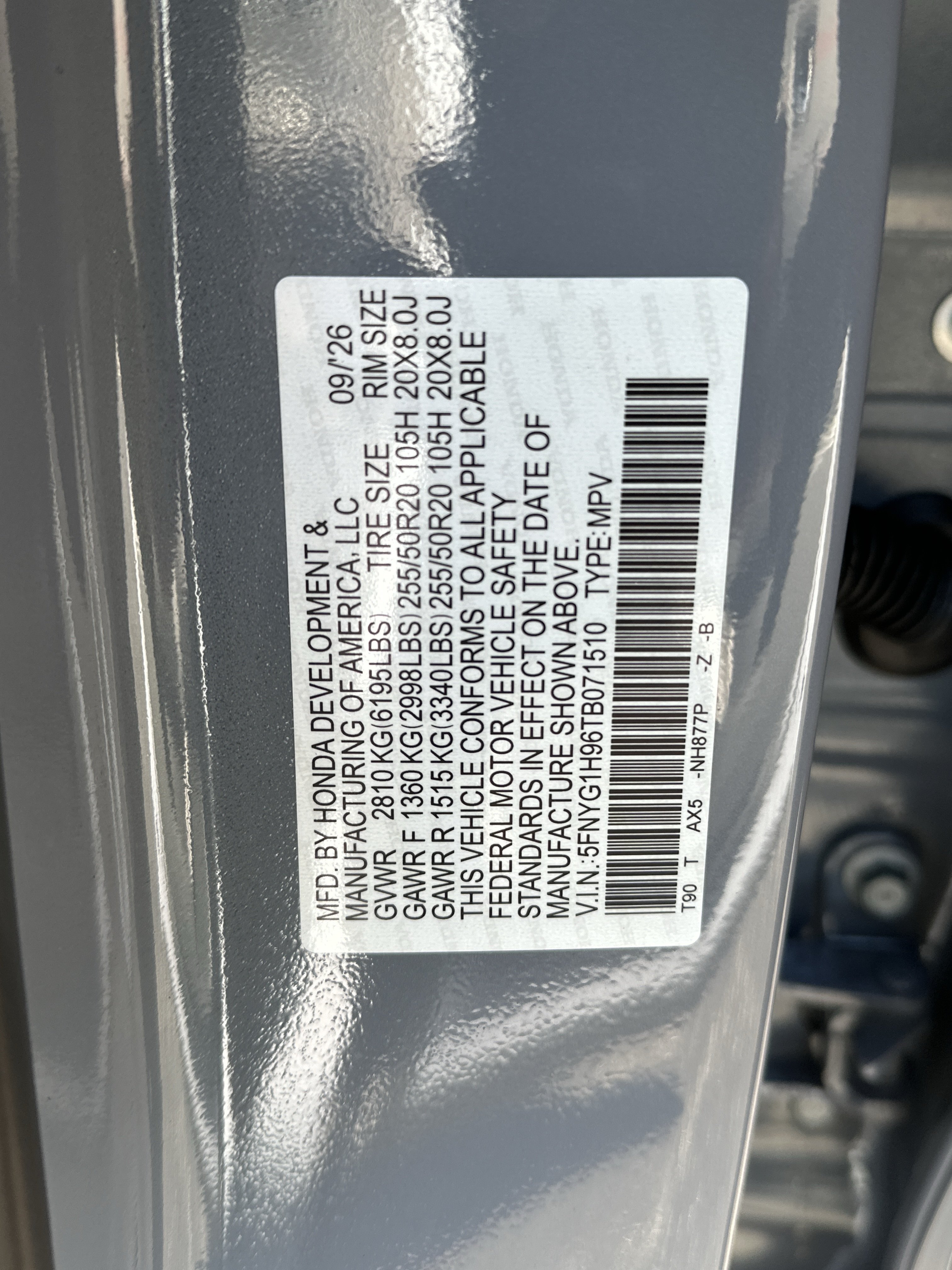 New 2026 Honda Pilot Black Edition image 32