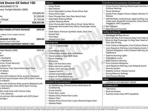 Used 2022 Buick Encore GX Select image 3