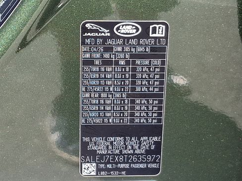 New 2026 Land Rover Defender 110 S AWD/4WD image 22