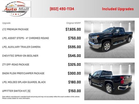 Used 2020 Chevrolet Silverado 2500 LTZ w/ LTZ Premium Package AWD/4WD image 4