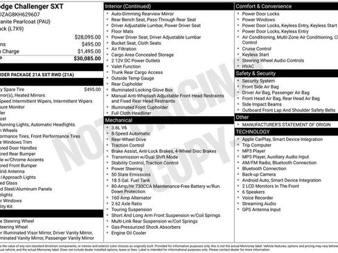 Used 2019 Dodge Challenger SXT RWD image 6