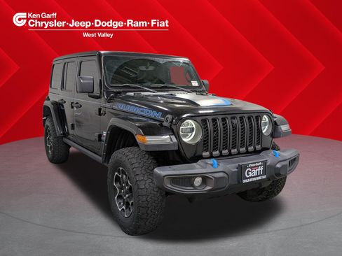 Used 2021 Jeep Wrangler Unlimited Rubicon 4xe AWD/4WD image 1
