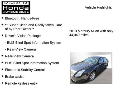 Used 2010 Mercury Milan Premier FWD image 7